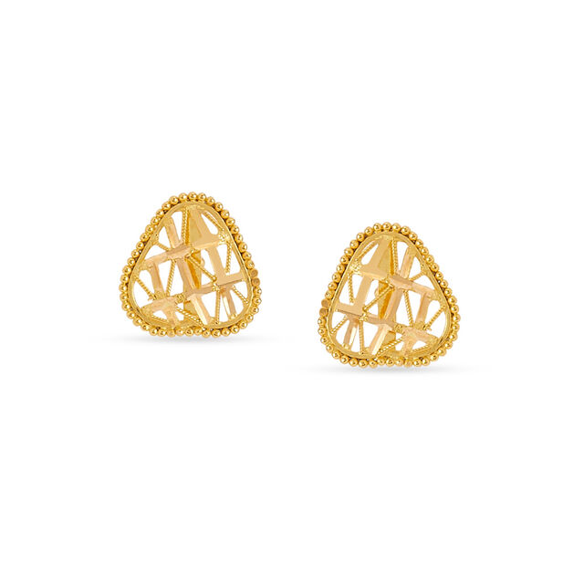 Tanishq 22KT Gold Earrings for Women 