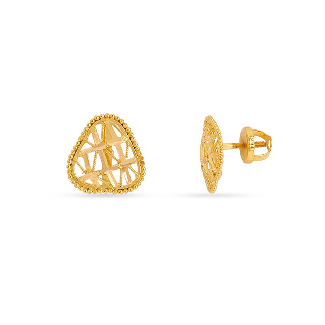 Tanishq 22KT Gold Earrings for Women 2