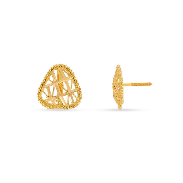 Tanishq 22KT Gold Earrings for Women 3