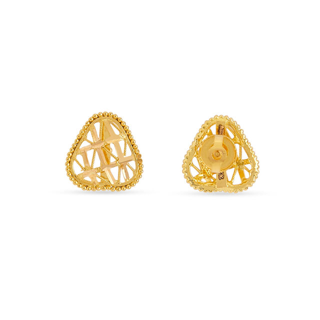 Tanishq 22KT Gold Earrings for Women 4