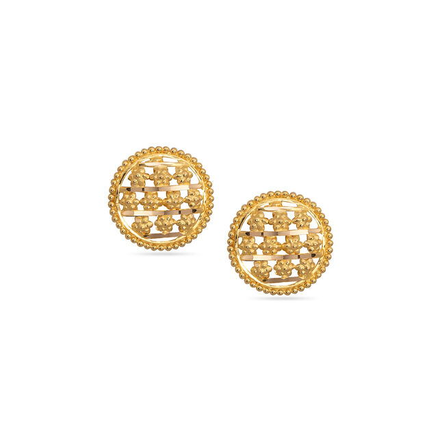 Tanishq 22KT Gold Earrings for Women 