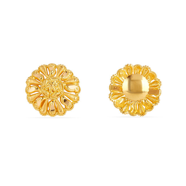 Tanishq 22KT Gold Earrings for Women 4