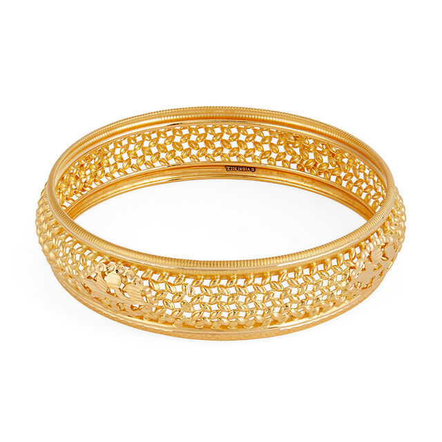 Tanishq 22KT Gold Bangle for Women 