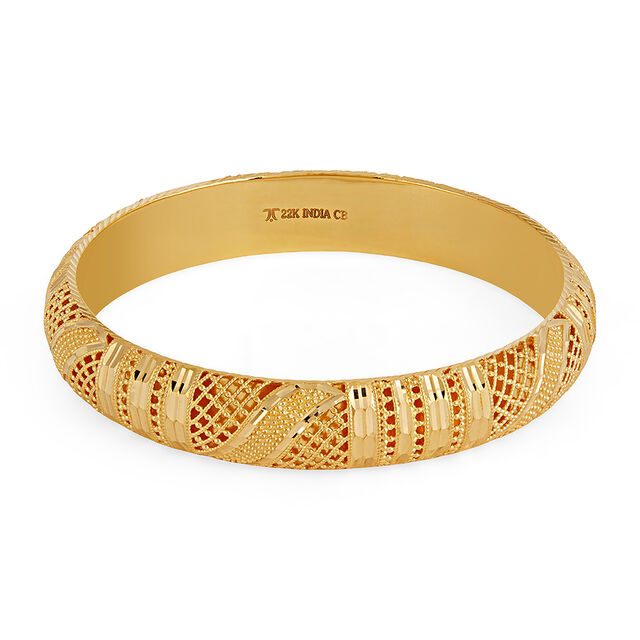 Tanishq 22KT Gold Bangle for Women 