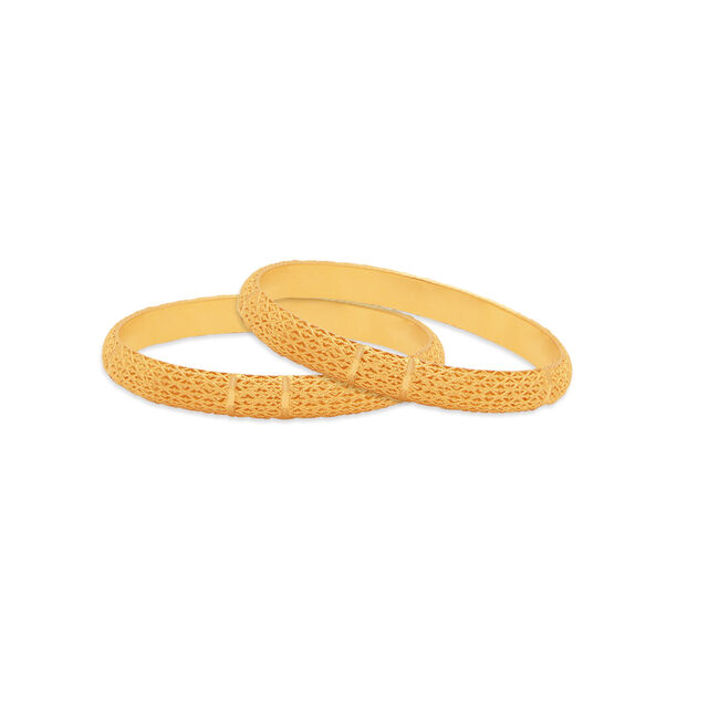 Gold Weave Elegant Bangle 2