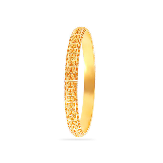 Intricate Gold Bangle
