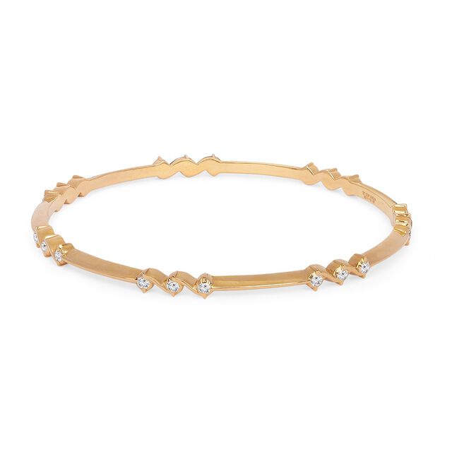Tanishq 22KT Diamond Bangle for Women 