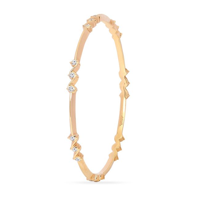 Tanishq 22KT Diamond Bangle for Women 3