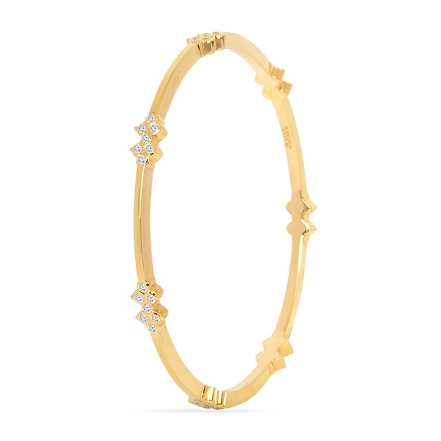 Tanishq 22KT Diamond Bangle for Women 3