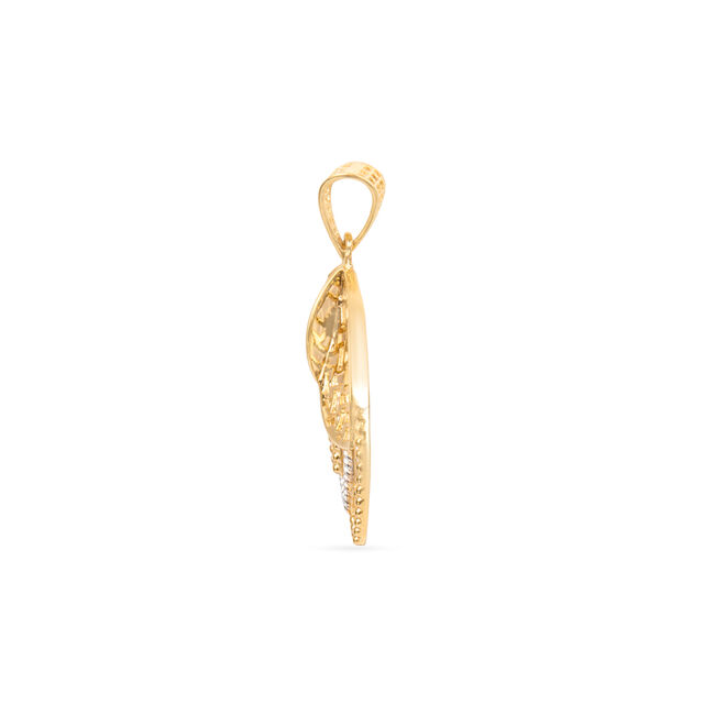 Sleek Chic Gold Pendant and Earrings Set 4