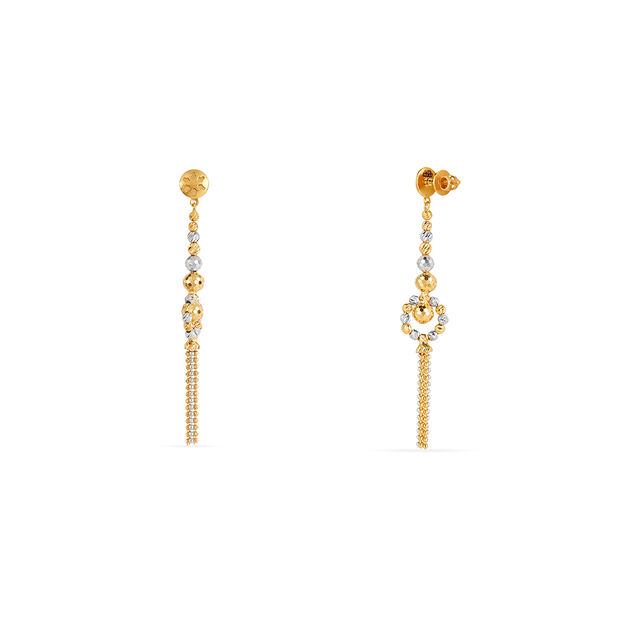 Tanishq 22KT Gold Earrings for Women 3