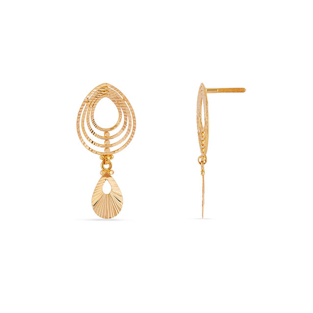 Tanishq 22KT Gold Earrings for Women 2