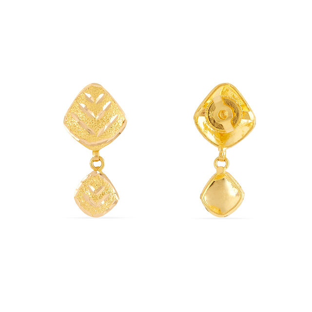 Tanishq 22KT Gold Earrings for Women 4