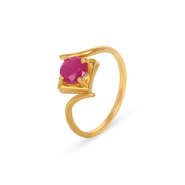 Tanishq 22KT Gold Finger Ring 2