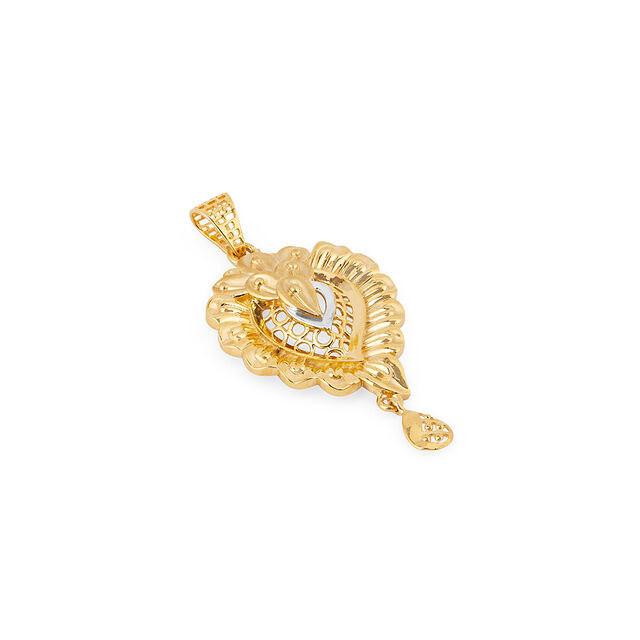 Tanishq 22KT Gold Pendant for Women 2