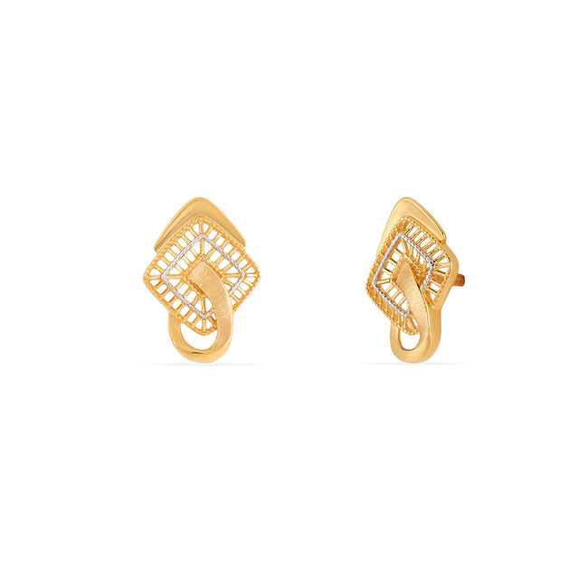 Tanishq 22KT Gold Earrings 2