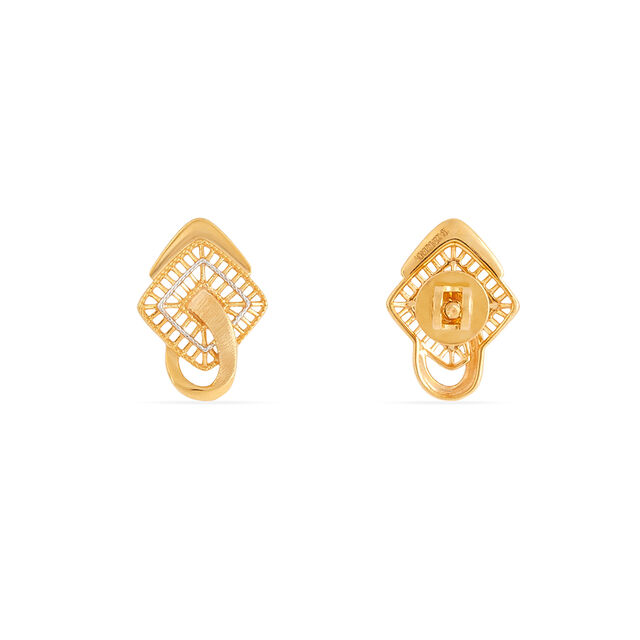 Tanishq 22KT Gold Earrings 4