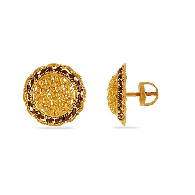 Tanishq 22KT Gold Earrings 2