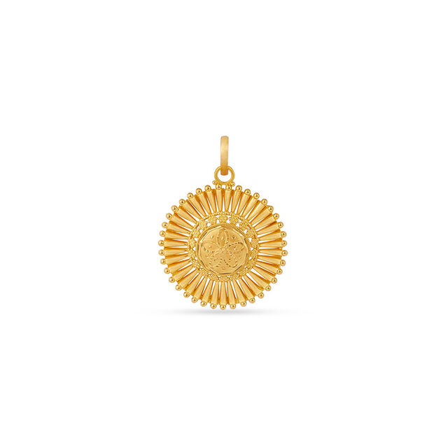 Sunlit Grace Gold Pendant and Earrings Set 2