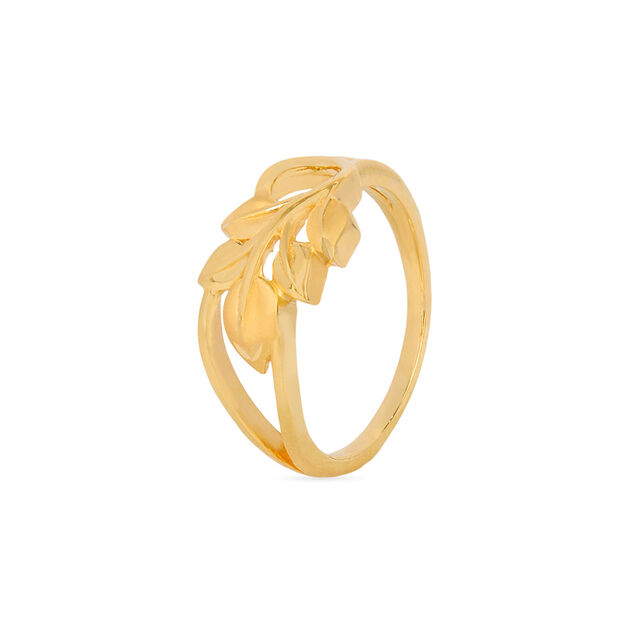 Tanishq 22KT Gold Finger Ring for Women 2