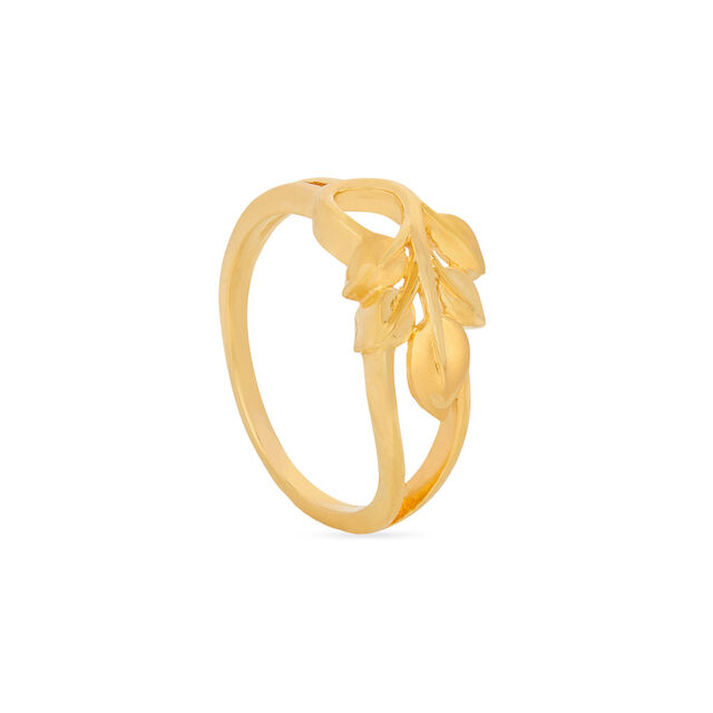 Tanishq 22KT Gold Finger Ring for Women 3