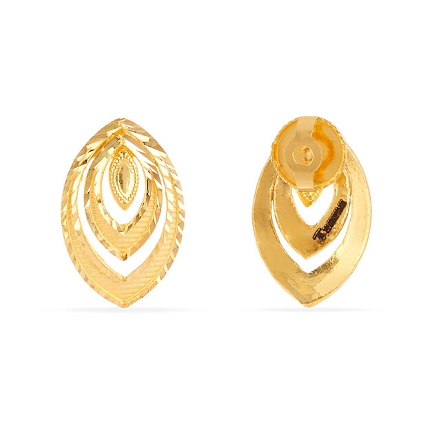 Tanishq 22KT Gold Earrings for Women 4