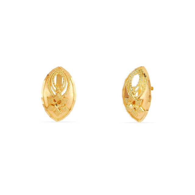 Tanishq 22KT Gold Earrings for Women 2