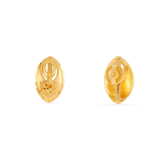 Tanishq 22KT Gold Earrings for Women 4