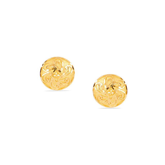 Tanishq 22KT Gold Earrings for Women 
