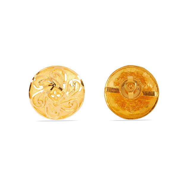 Tanishq 22KT Gold Earrings for Women 3