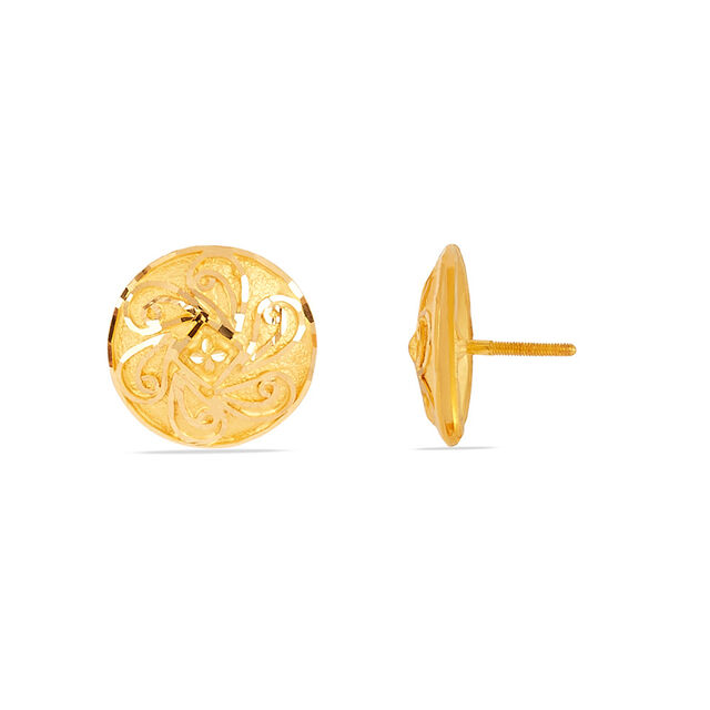 Tanishq 22KT Gold Earrings for Women 4