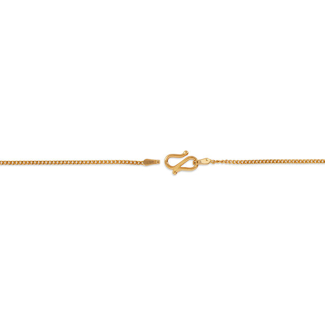 Honeycomb Glow Gold Pendant with Chain and Earrings Set 4