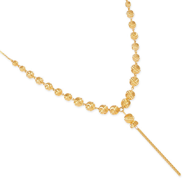 Tassel Bead Gold Chain 3