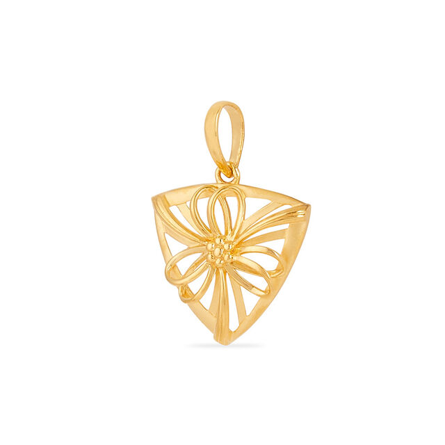 Tanishq 22KT Gold Pendant for Women 2