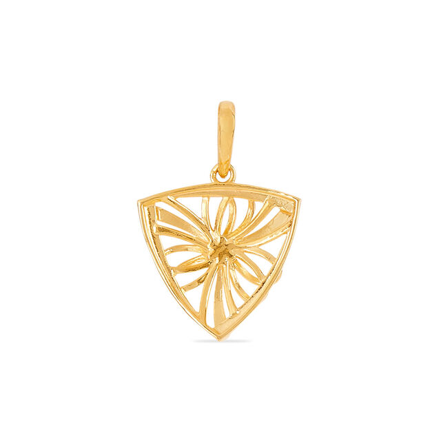 Tanishq 22KT Gold Pendant for Women 3