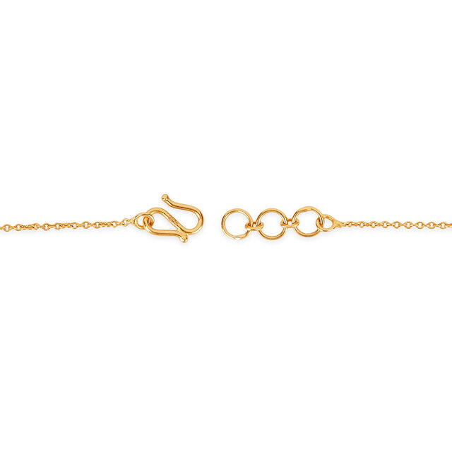 Delicate Beaded Gold Chain 4