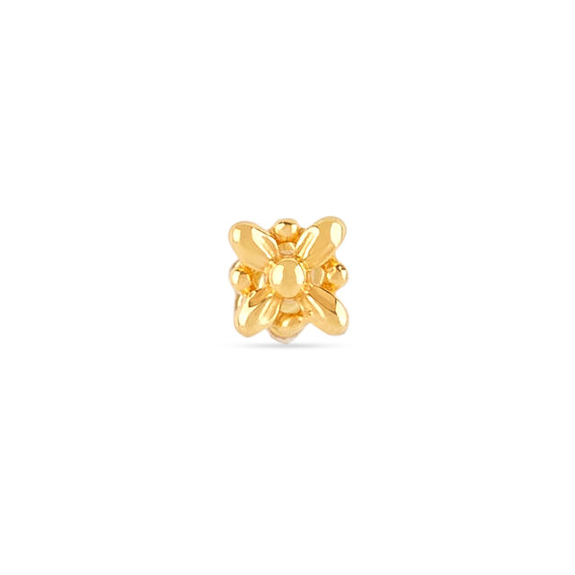 Tanishq 22KT Gold Nose Pin for Women 