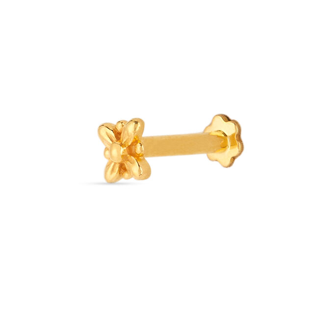 Tanishq 22KT Gold Nose Pin for Women 2