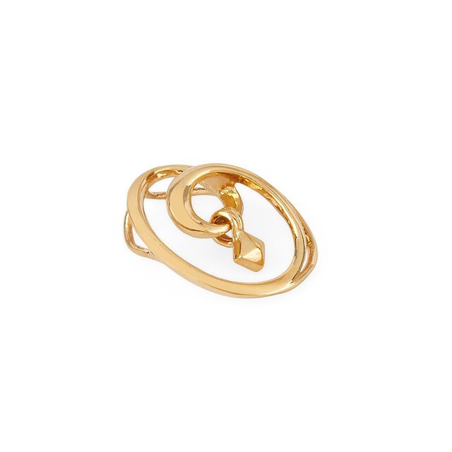 Swirl Muse Gold Pendant 2