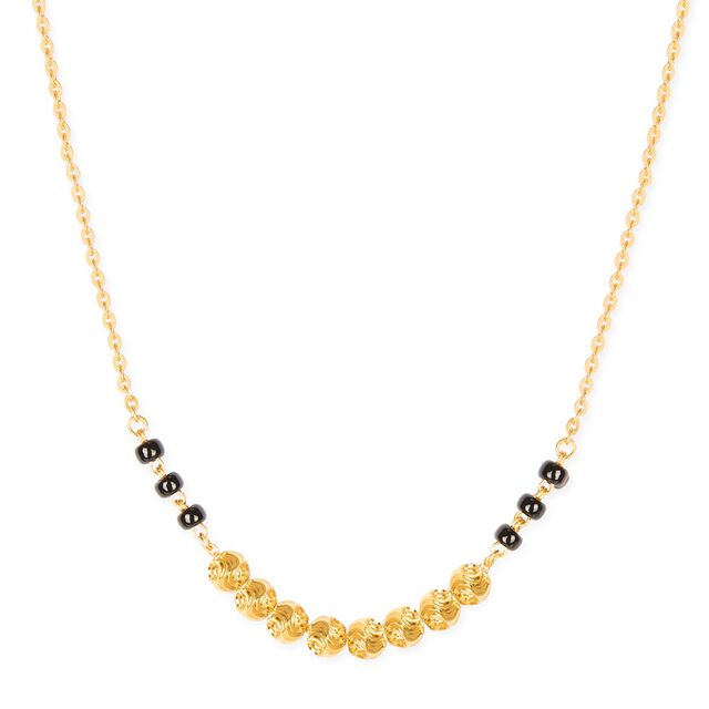 Tanishq 22KT Synthetic Stones Chain for Women 2