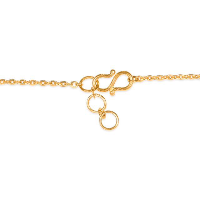 Tanishq 22KT Synthetic Stones Chain for Women 4
