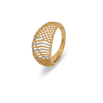 Fluid Wave and Honeycomb Ring