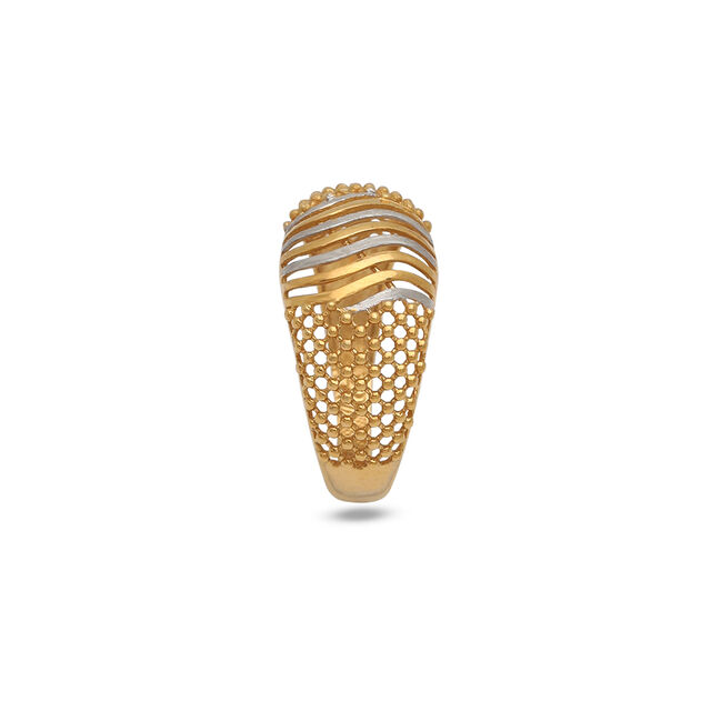 Fluid Wave and Honeycomb Ring 2
