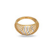 Fluid Wave and Honeycomb Ring 3