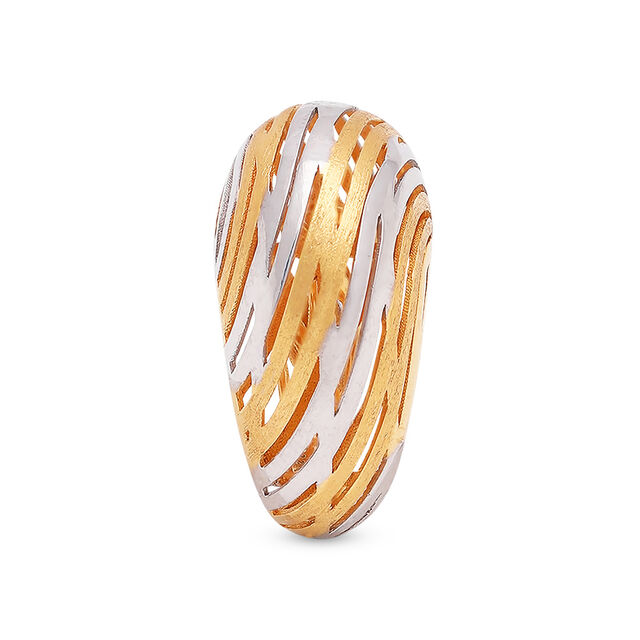 Sculpted Wave Masterpiece Ring
