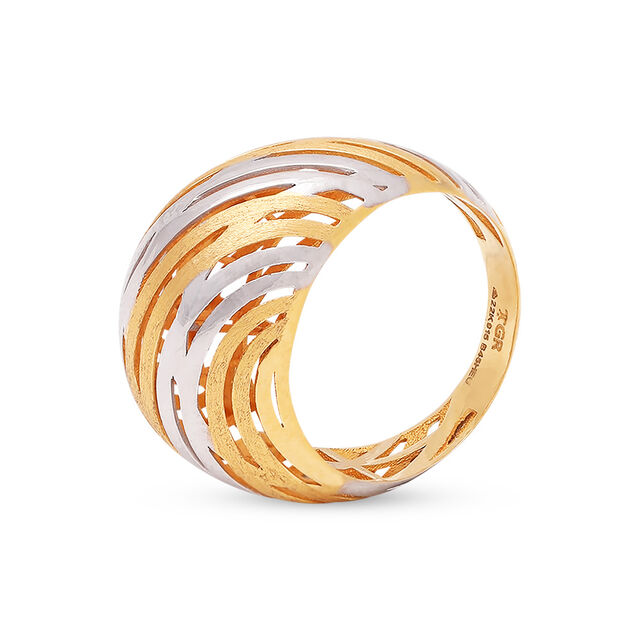 Sculpted Wave Masterpiece Ring