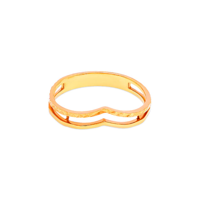 Minimalist V-Design Ring