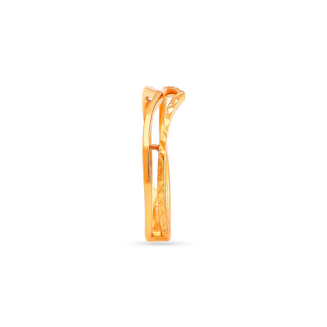 Minimalist V-Design Ring