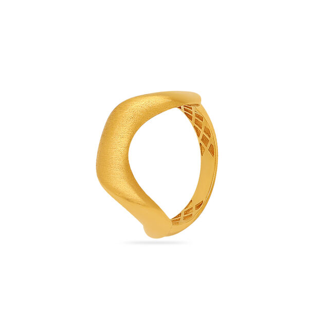 Waves of Minimalist Beauty Ring