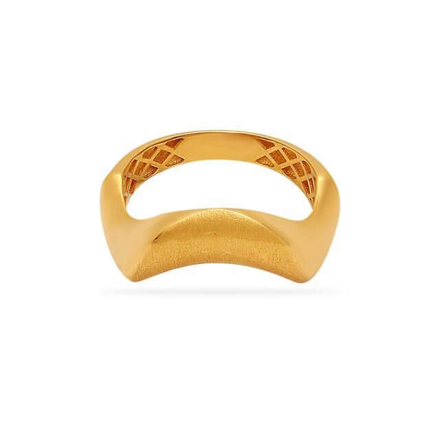 Waves of Minimalist Beauty Ring